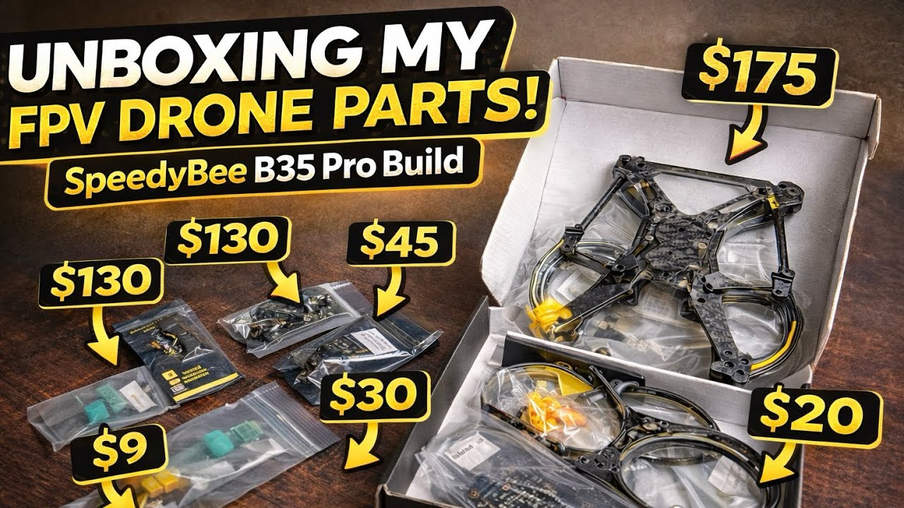 FPV Drone Parts Guide – SpeedyBee Bee35 Cinewhoop (All Parts + Prices)