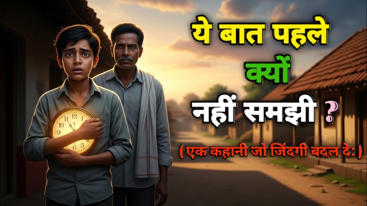Why didn't you understand this before? | Life Changing Story | Motivational Story In Hindi |