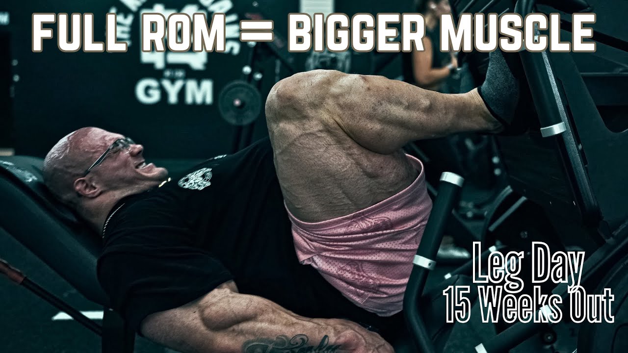 Why Full ROM | Full Leg Day | Quads Hams | 15 Weeks Out from the Mr Olympia | Nick Walker |