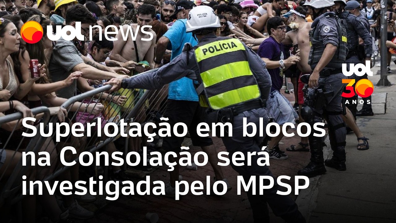 Ministério Público de São Paulo vai investigar superlotação dos blocos de carnaval na Consolação