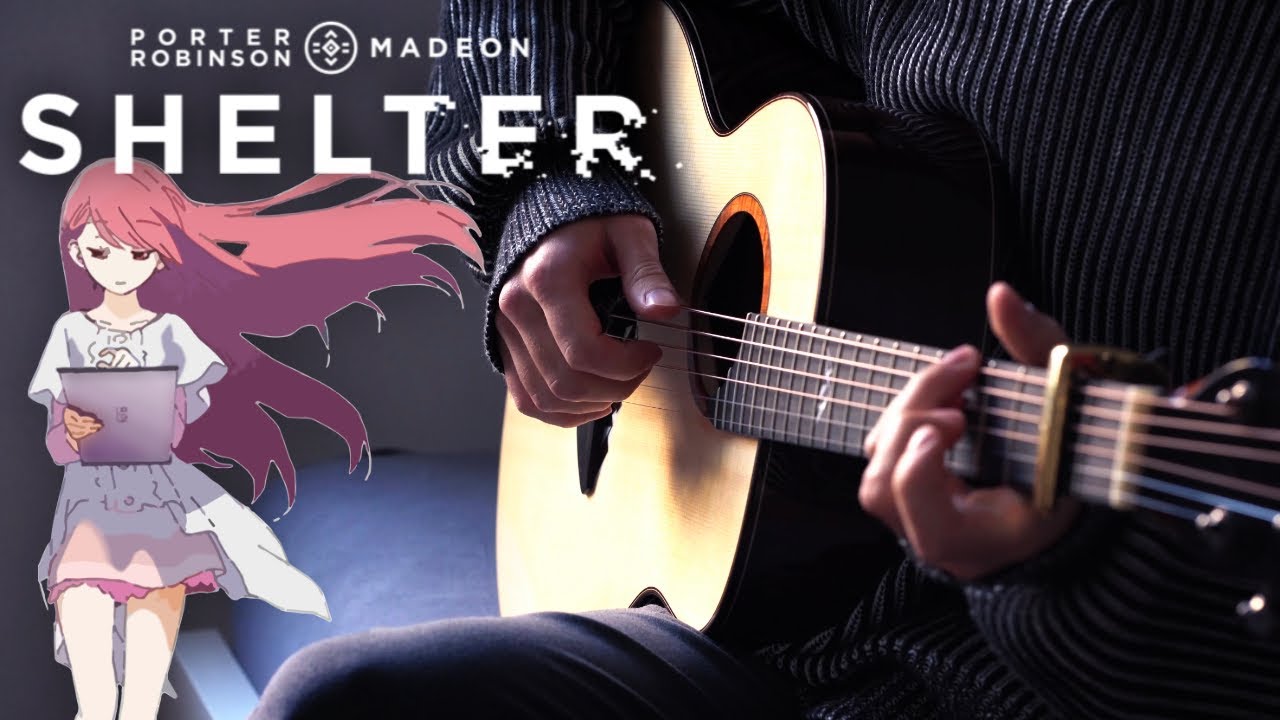 (Porter Robinson & Madeon) Shelter - Fingerstyle Guitar Cover (with TABS)