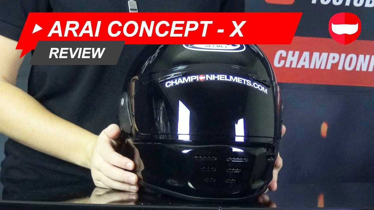 Arai Concept-X Integraalhelm Review - ChampionHelmets.com