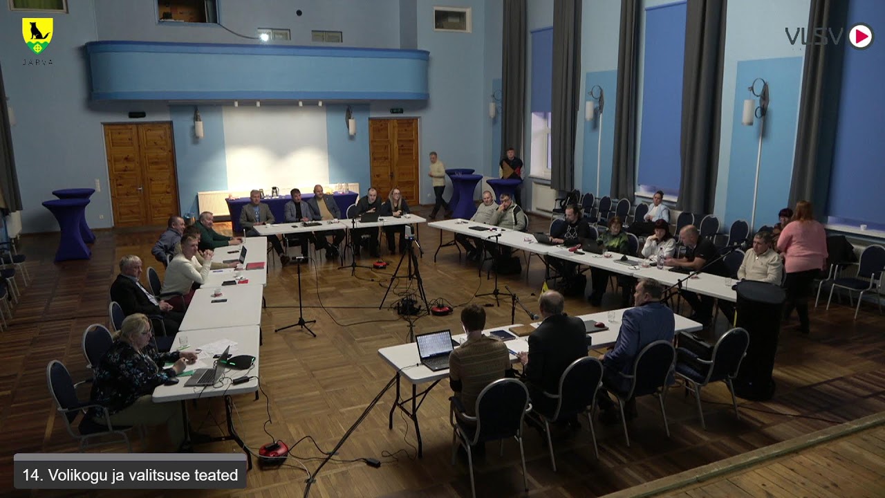 Järva Vallavolikogu istung 29. jaanuar 2026