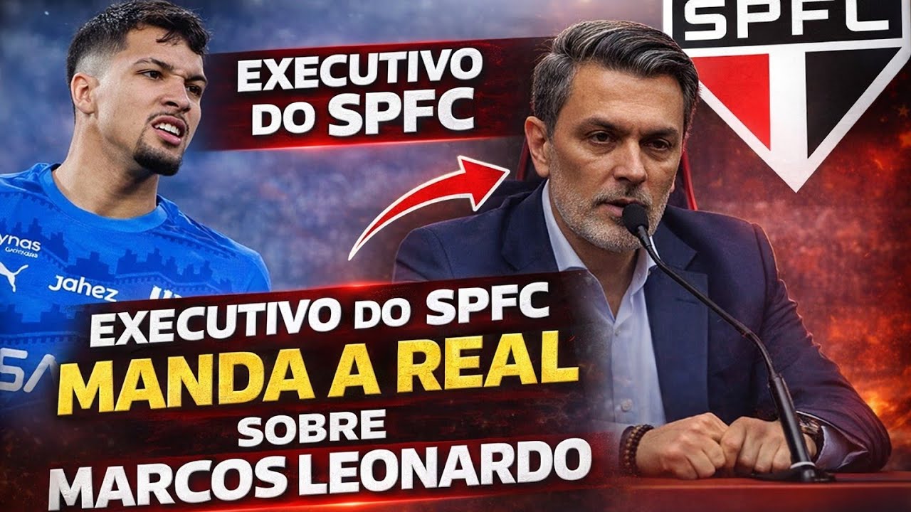 ULTIMAS NOTICIAS: SPFC NA SEMIFINAL-EXECUTIVO FALA ALGUEM ATRAPALHOU A VINDA M- LEONARDO-