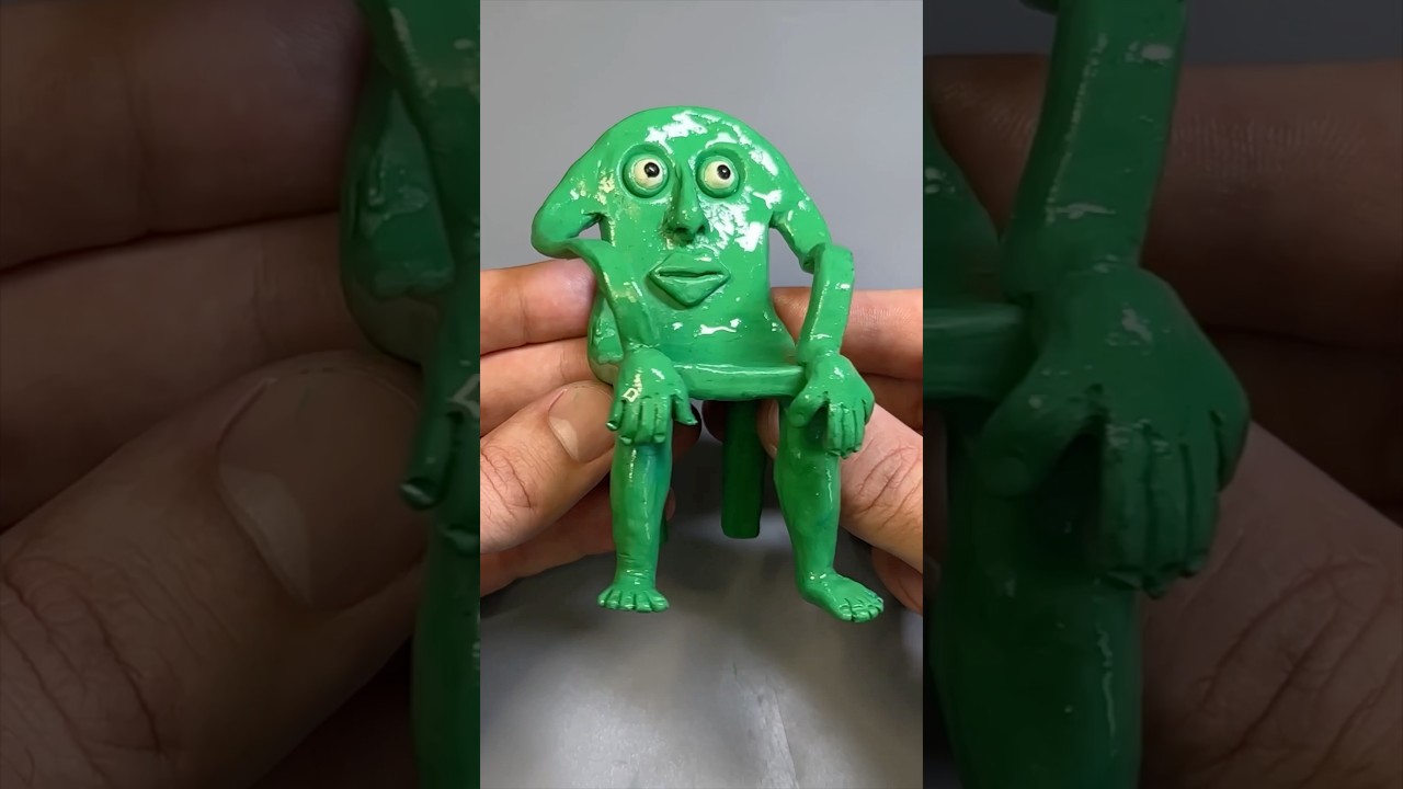 I made Ker Ker Kar Ker Kur Brainrot meme #clay #sculpting #clayart #brainrotmeme #plasticine