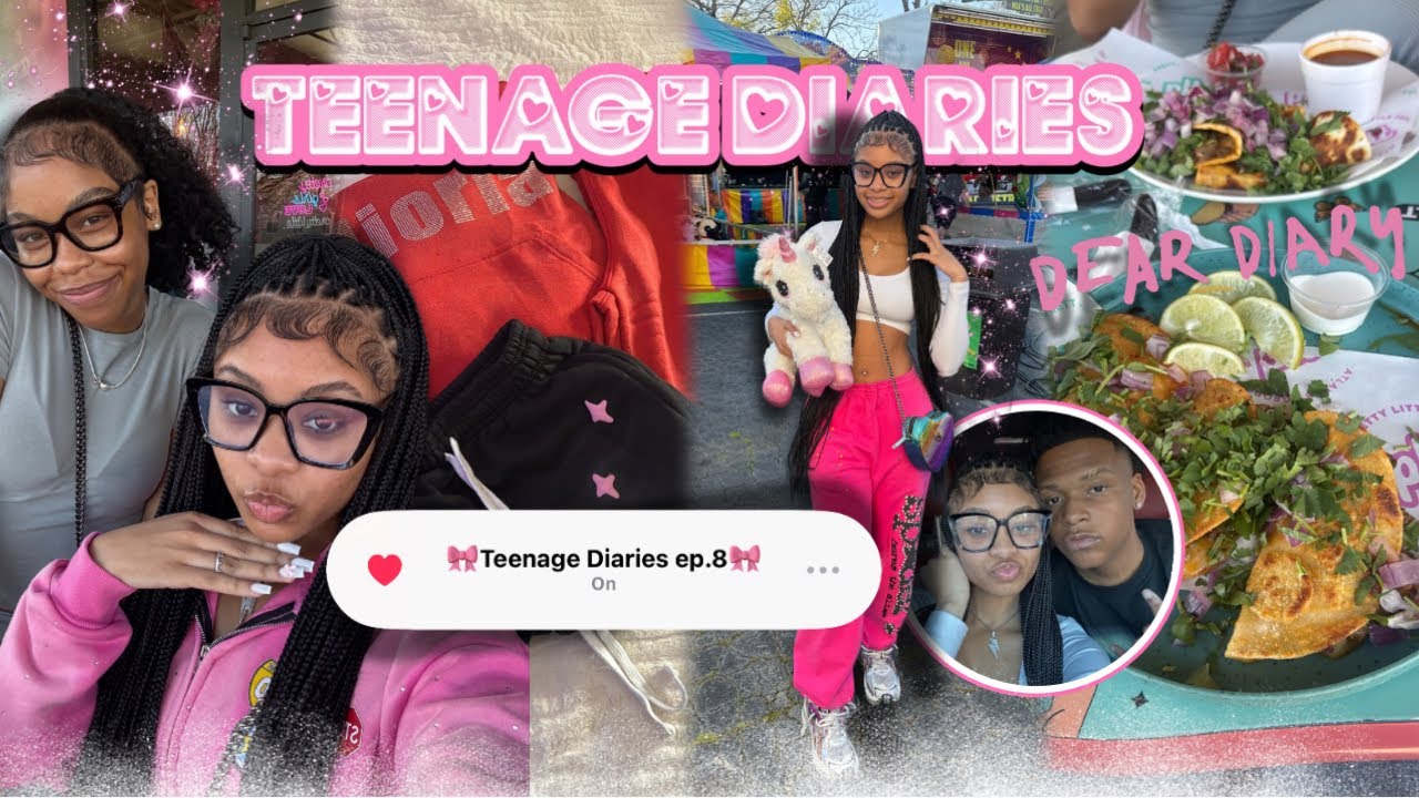 TEENAGE DIARIES 008✰ | fair date, moving, new pickups, new friends || Ra&rsquo;Mariah Alexia