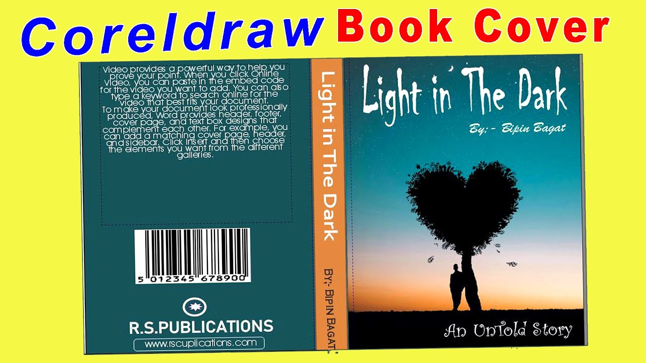 How to Design a Stunning Book Cover in CorelDRAW | Step-by-Step Tutorial