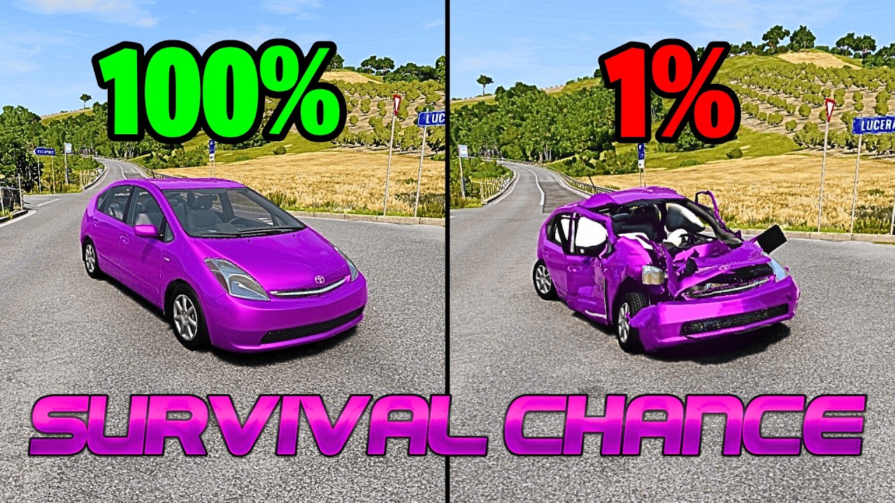 Realistic Survival Chance Crashes #135 | BeamNG.drive