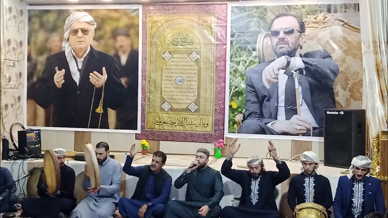 قصيدة انادي على الغالي لو ضاكت احوالي . المداح حسن عبدالكريم .التكية الكسنزانية في زنكورة