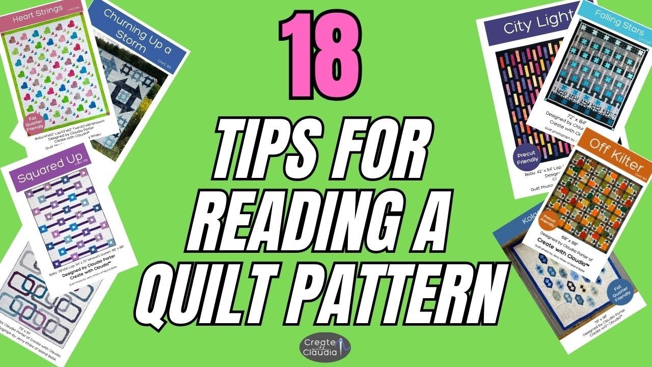 18 Tips for Reading a Quilt Pattern