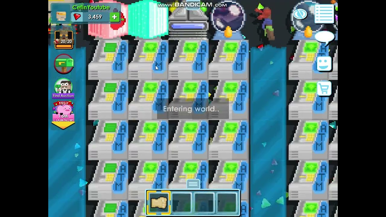 Road To Full Farm ATM Machine in growtopia