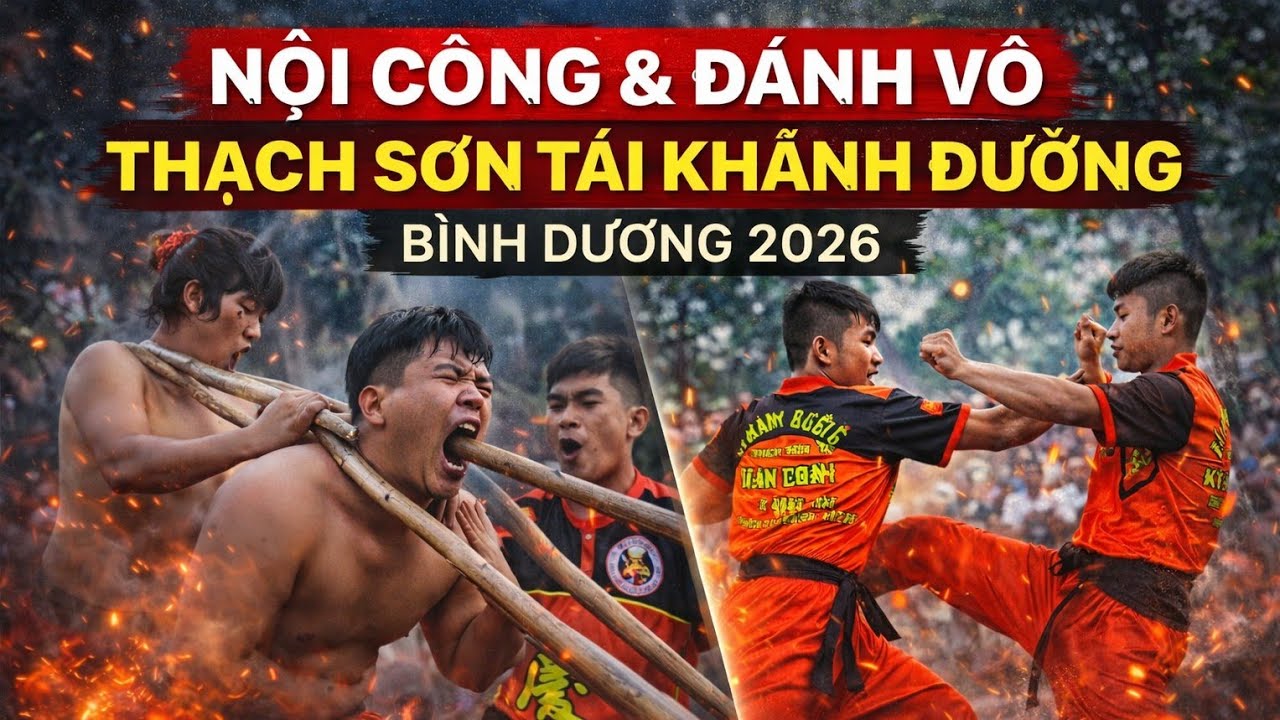 ĐOÀN THẠCH SƠN TÁI KHÁNH ĐƯỜNG | BIỂU DIỄN NỘI CÔNG & ĐÁNH VÕ - VỀ BÌNH DƯƠNG XEM MÚA CÙ 2026