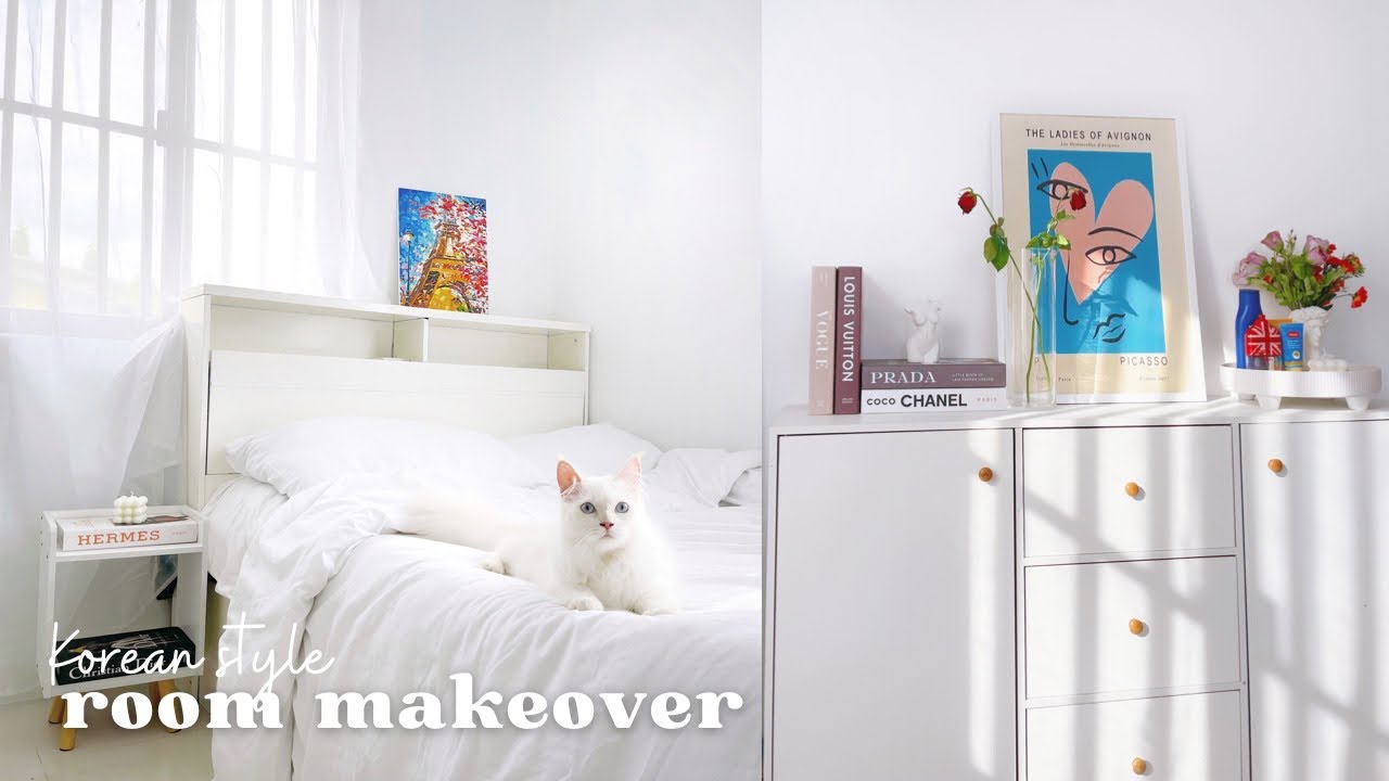 aesthetic white/ korean inspired small room makeover 2022🌷pinterest | Shopee Finds ✨