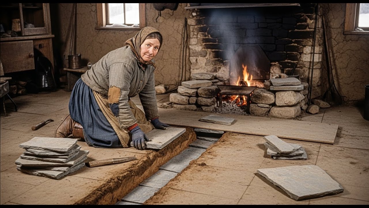 She Dug A Trench Across Her Earthen Floor — Winter Proved It Was Genius