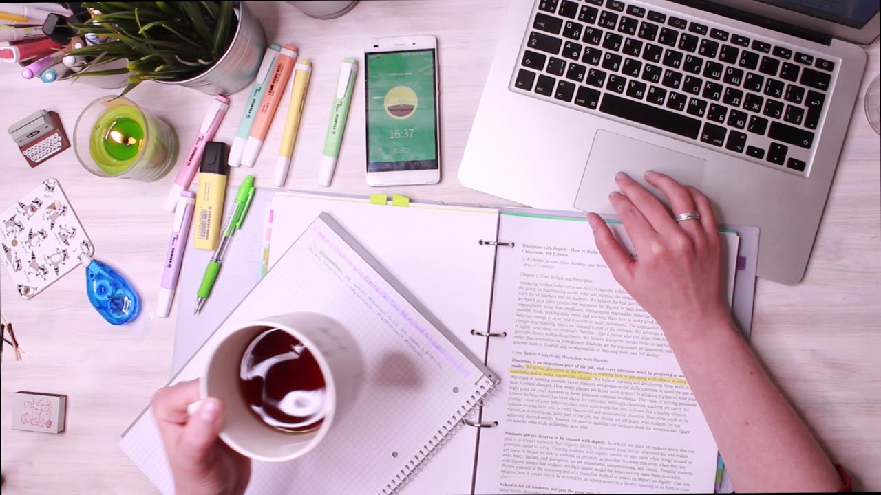 Study With Me 1 h / учись-работай со мной