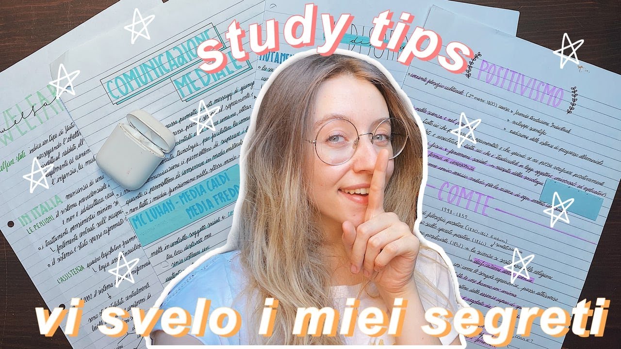 METODO DI STUDIO UNIVERSITARIO - come studiare in modo efficace | just rebs