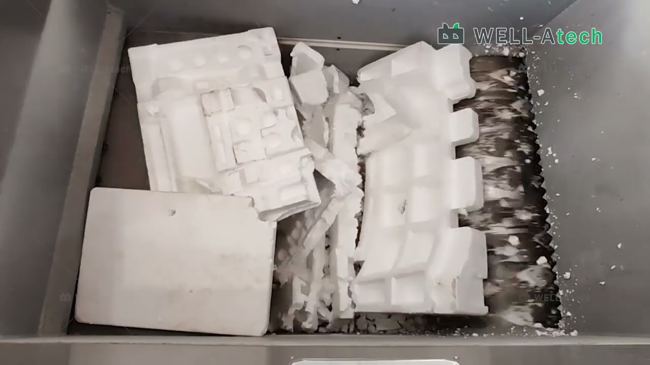 Sponge Single Shaft Shredder#recyclingmachine #singleshaftshredder #shreddermachine #spongeshredder