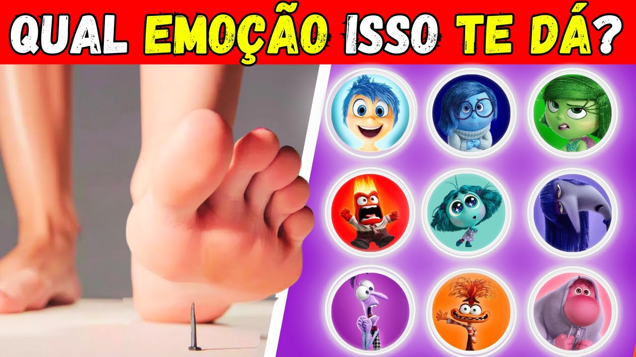 QUAL EMO&Ccedil;&Atilde;O VOC&Ecirc; ESCOLHE ? 🤔QUIZ DIVERTIDA MENTE 2 😨🤬🤢