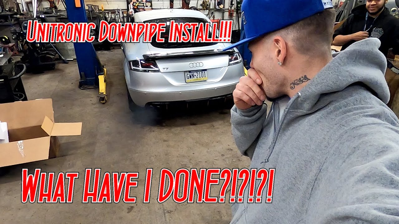 Unitronic Downpipe Install!!! Mk2 Audi TT 8J
