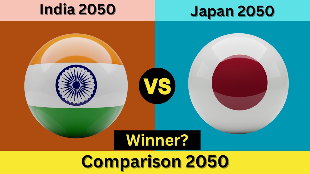 India vs. Japan: Full Country Comparison 2050 | Military, Economic | Who Wins the Future?