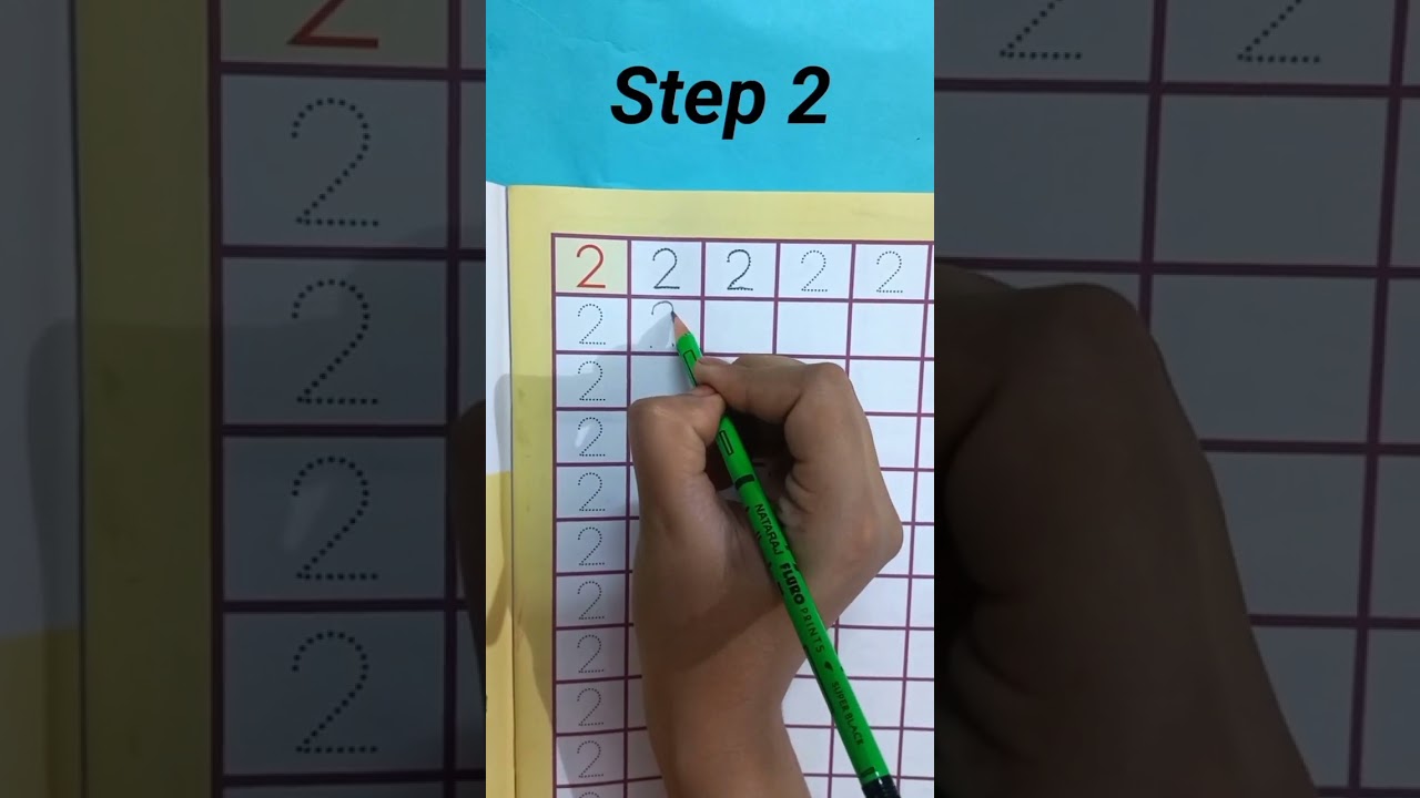 How to write no 2 learn students to write no 2 in Maths