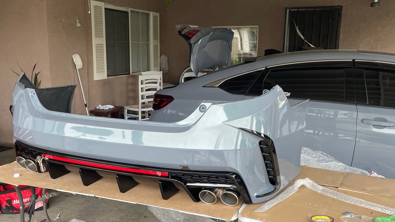 2021 Honda Accord yofer design v4 bumper unboxing Assembly and color #yofer#10thgenaccord