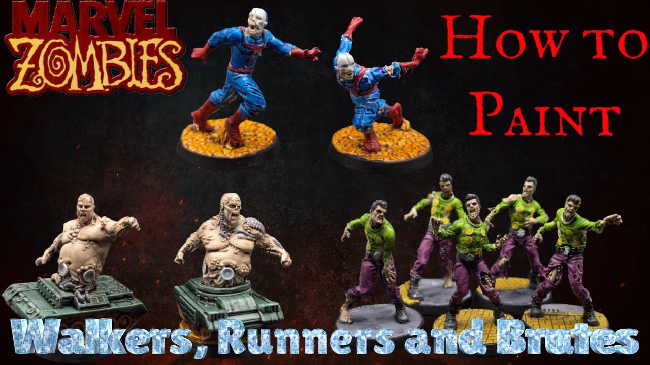 Let's Paint the Brutes, Walkers and Runners - Marvel Zombies X-Men Resistance