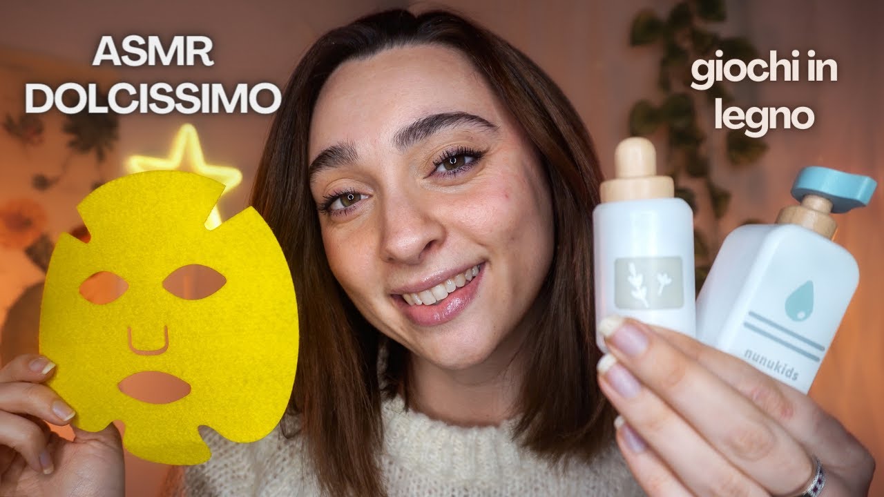 SKINCARE IN LEGNO PER TE ✨🤍 ASMR DOLCISSIMO