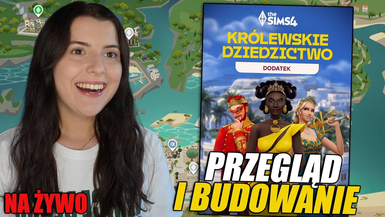 🔴BUDUJĘ Z DODATKU KR&Oacute;LEWSKIE DZIEDZICTWO W THE SIMS 4 🔴 PRZEDPREMIEROWO #eapartner 🔴 NA ŻYWO