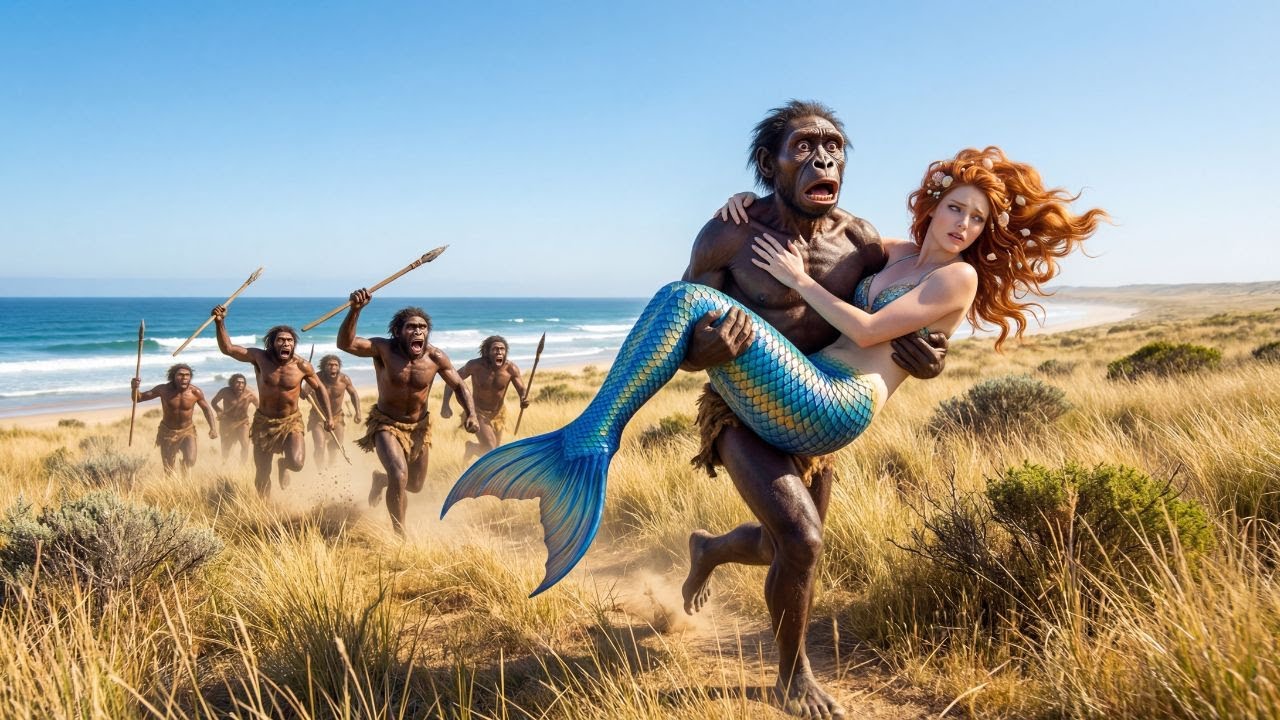 Life 3.6 Million Years Ago: A Prehistoric Human Saves a Dying Mermaid | Ancient Survival Story
