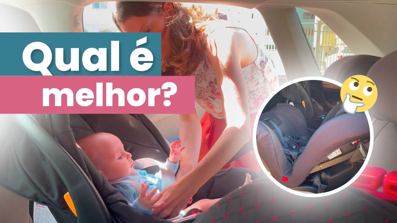 Cadeirinha ou bebê conforto? Tem que comprar os dois?