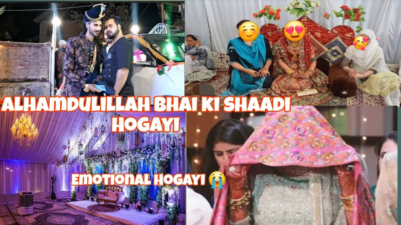 Alhamdulillah Bhai Ki Shaadi Hogayi 😍 || Kashmiri Wedding