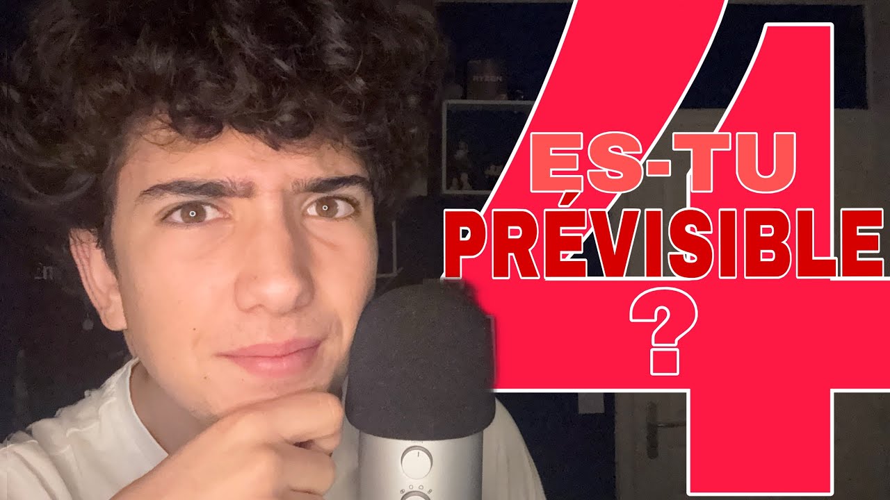ASMR | TU ne RÉUSSIRAS PAS ❌ ce TEST 📝 ( es-tu PREVISBLE ? 4)