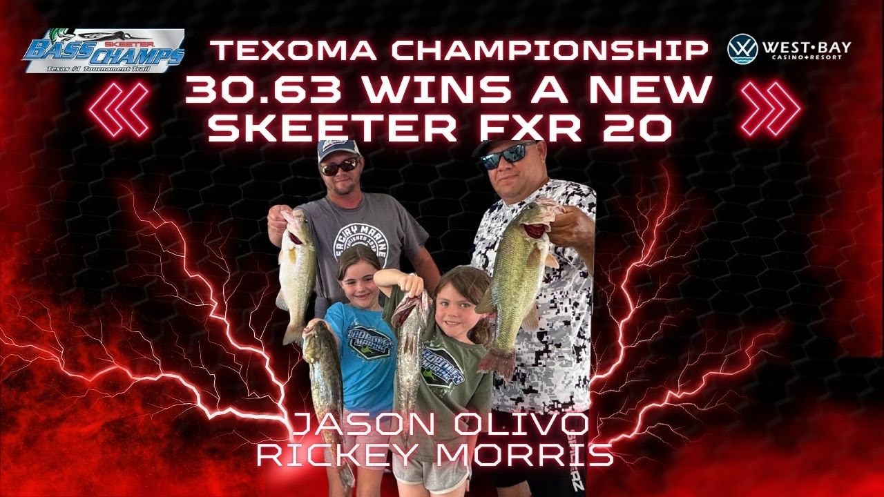 Bass Champs 2025 Lake Texoma WinnersJason Olivo and Ricky Morris take home a New Skeeter!    SD 480p