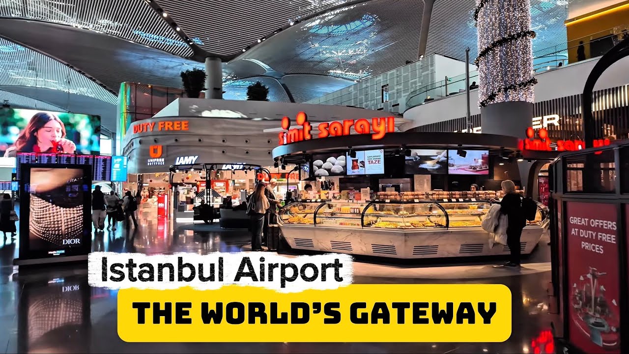 Inside Istanbul Airport 🇹🇷 | One of the World’s Largest & Most Modern Airports#airport 