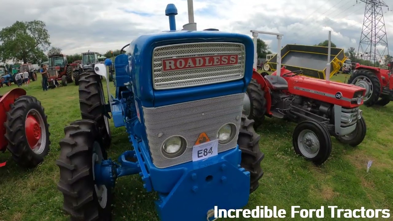 1966 Ford Roadless Ploughmaster 90 4WD 6.2 Litre 6-Cyl Diesel Tractor (90HP) at Great Rempstone 2024