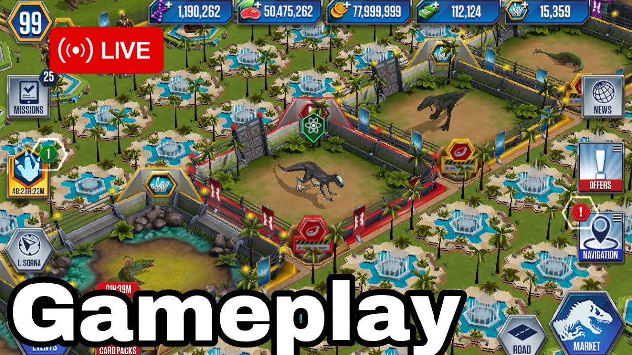 Jurassic World The Game Good stream | Playing Solo | Streaming with Turnip