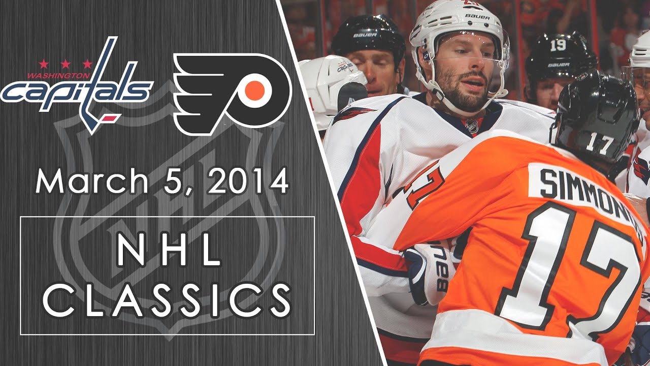 NHL Classics: Flyers fight off Capitals to help playoff push | 3/5/14 | NBC Sports