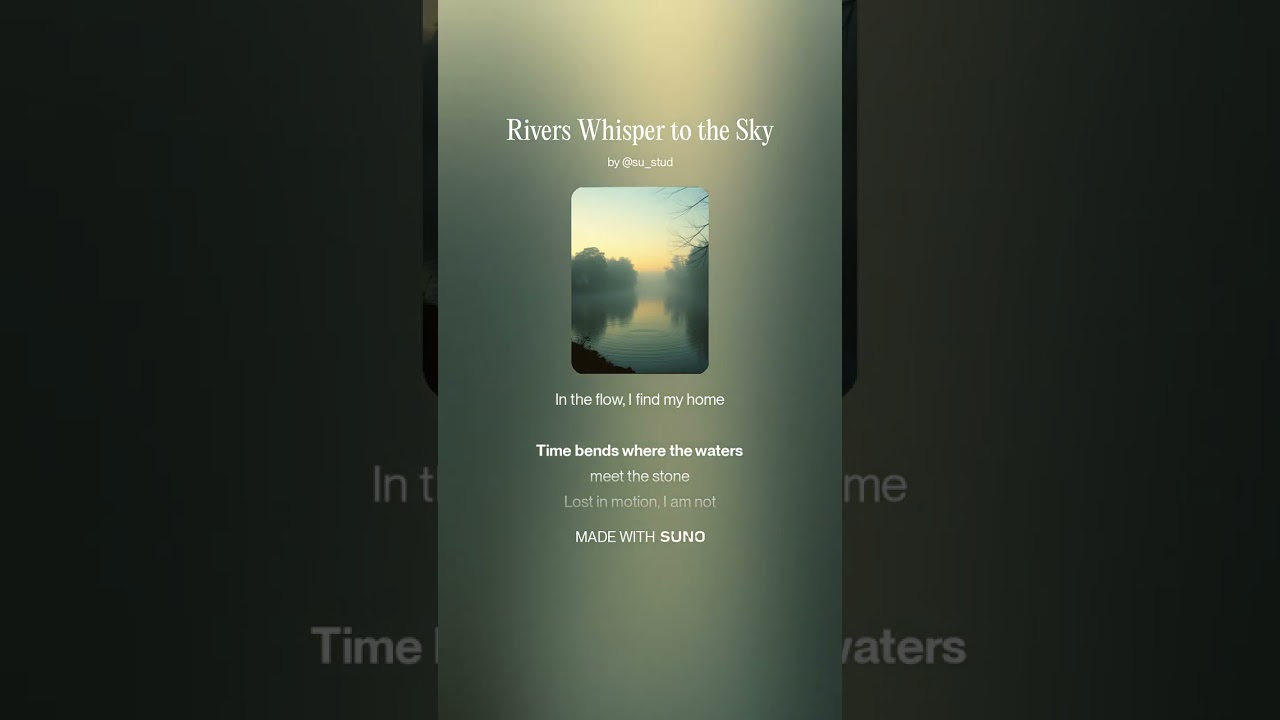 Rivers Whisper to the Sky