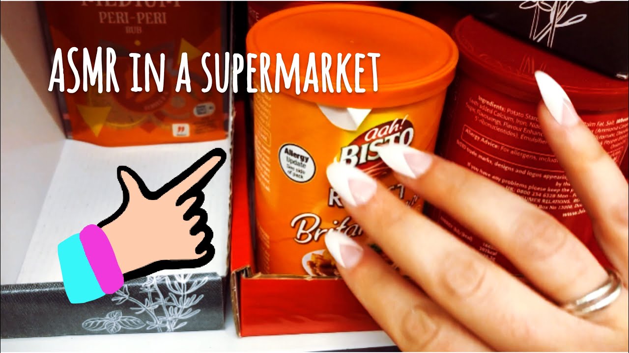 #ASMR #Supermarket #Public ASMR in a Spermarket - Asmr in Public (Tapping sounds in Lidl No Talking)