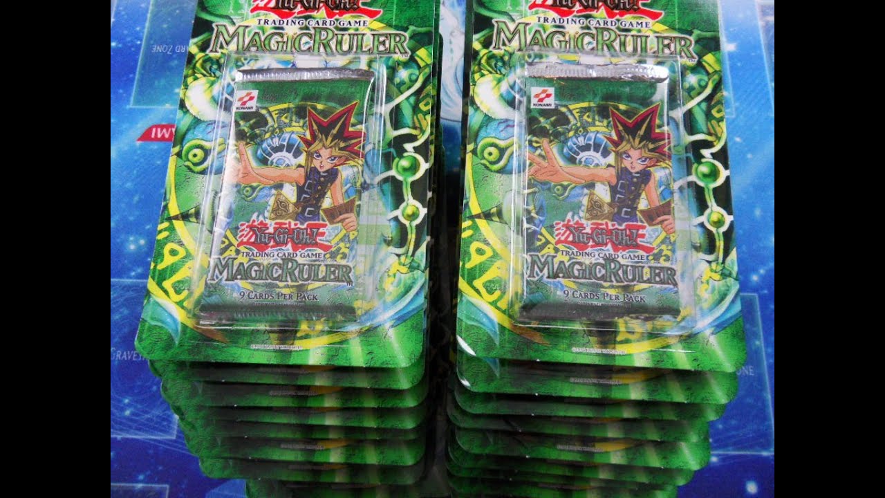 Massive Old School Yugioh Magic Ruler Blister Booster Pack Opening Extravaganza!! (1080P 60FPS)
