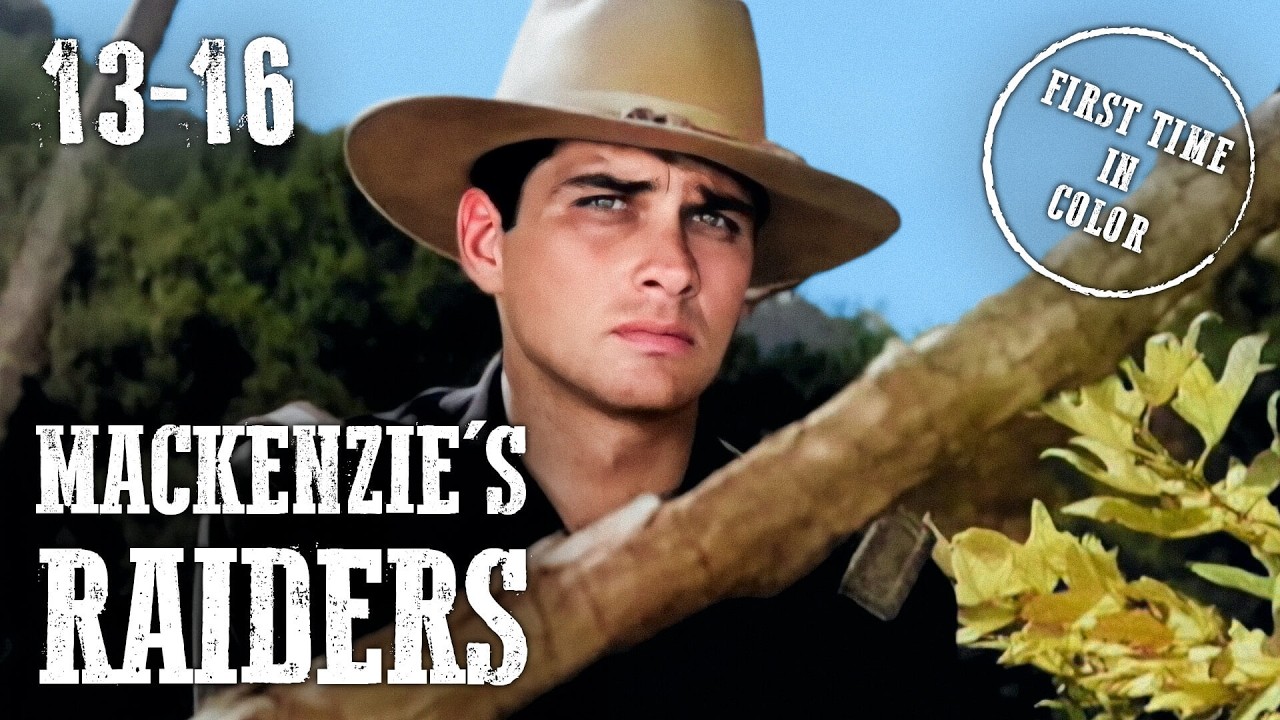 Mackenzie's Raiders Compilation Part 4 | 4K | Colorized | Western Series | English