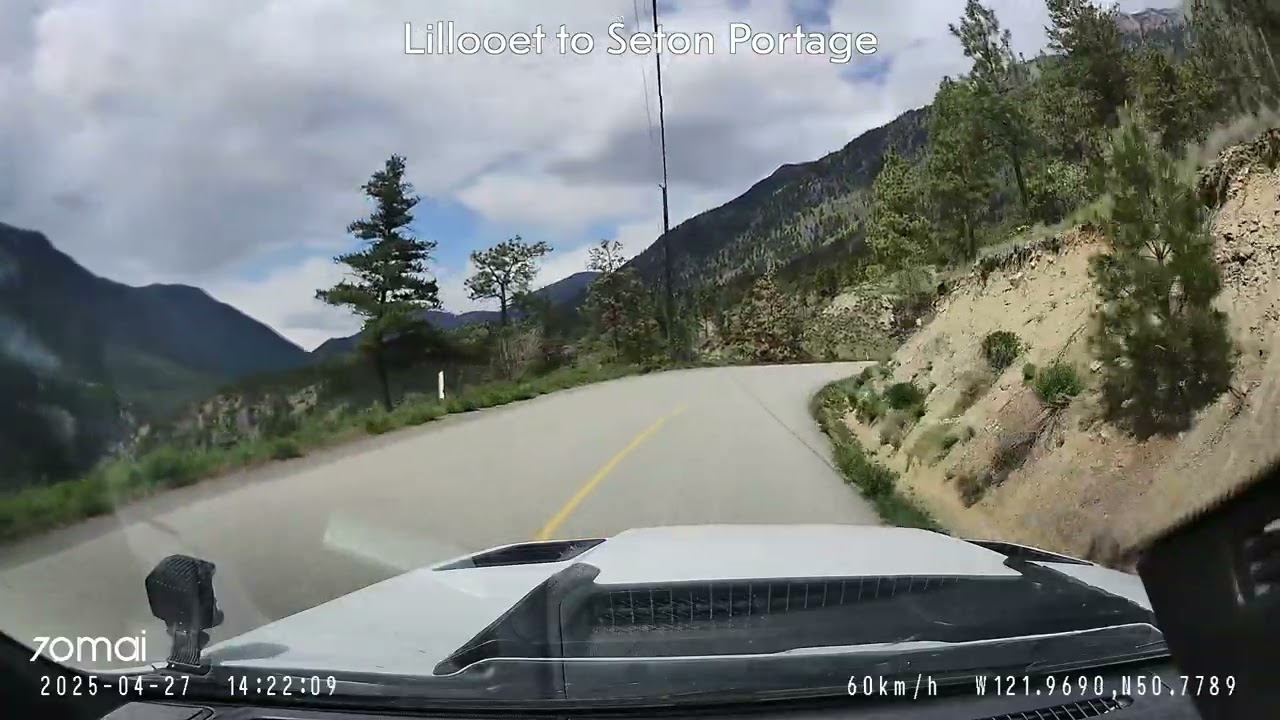 Ride Along : Lillooet to Seton Portage and to D'Arcy (April 29, 2025)