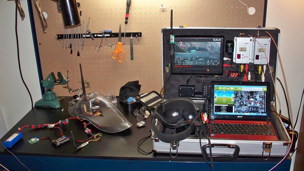APM2.5 Bench Test - 3DR, MinimOSD, Eagle Eyes Diversity, HeadPlay, Finwing Penguin