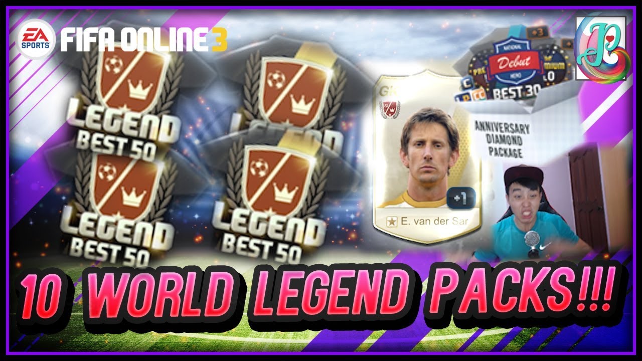 ~Opening 10 World Legend Packs!!~ Anniversary Diamond Package Opening - FIFA ONLINE 3
