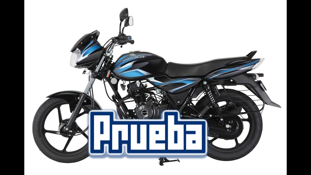 MFP Bajaj discover 100 Prueba