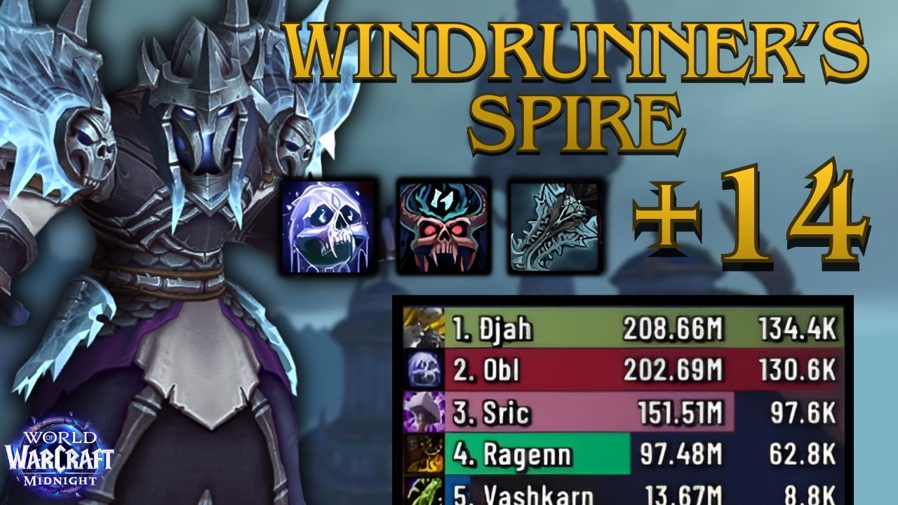 FROST DK Mythic + Guide and Walkthrough / +14 Windrunner's Spire / Tips & Tricks