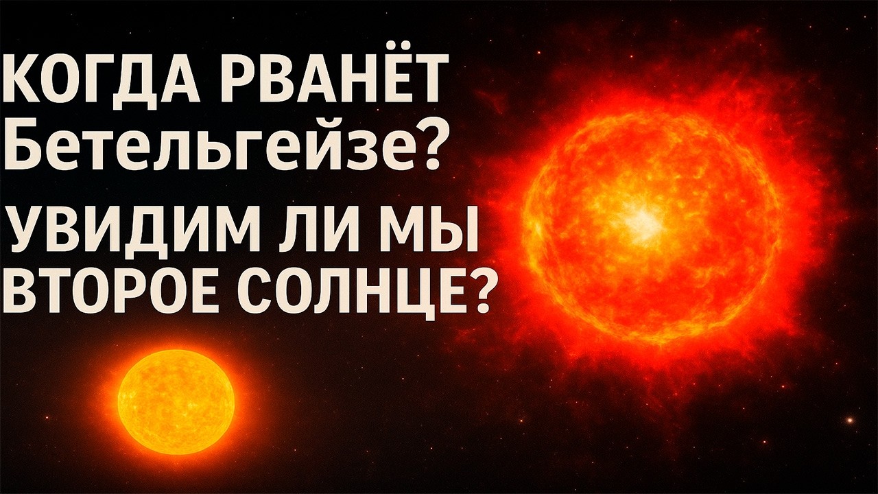 КОГДА РВАНЁТ Бетельгейзе? | УВИДИМ ЛИ МЫ ВТОРОЕ СОЛНЦЕ? 💤Лекция  для сна 💤 СОН ЗА 5 МИНУТ
