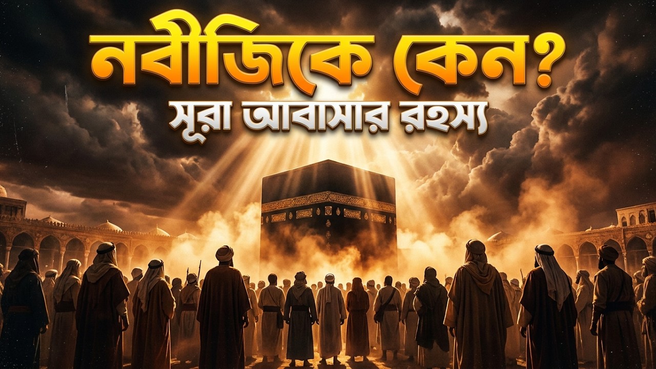 সূরা আবাসার ঘটনা: আল্লাহ কেন নবীজিকে সতর্ক করলেন? | Surah Abasa Story | ইসলামিক গল্প বাংলা