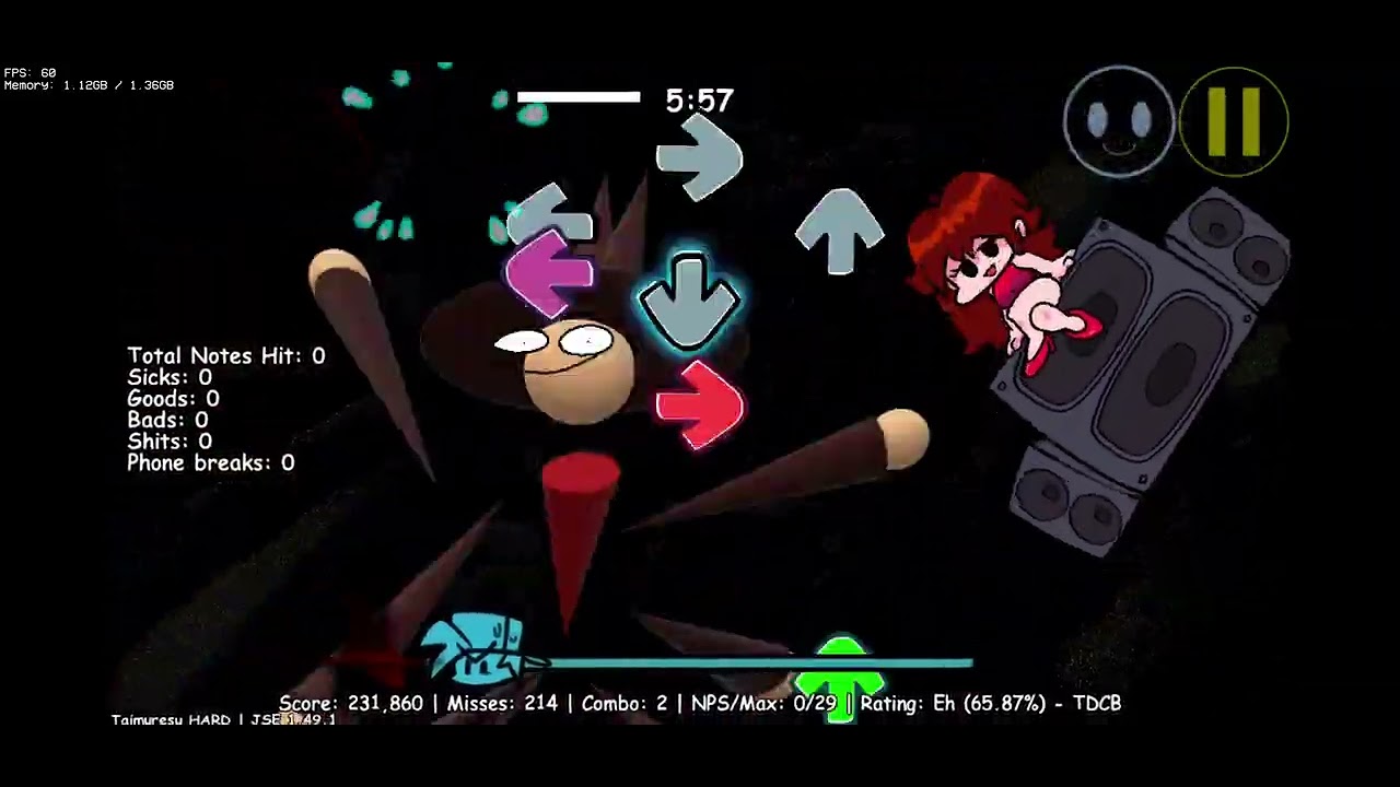 I FINALLY BEAT TAIMURESU (yes I'm bad at fnf)